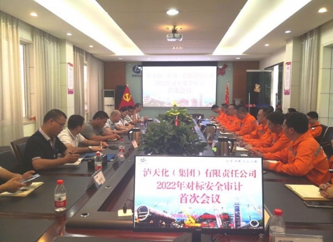 瀘天化（集團(tuán)）公司對弘旭公司 開展2022年對標(biāo)安全審計(jì)工作